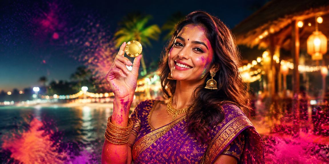 Sports betting enthusiast in Kerala enjoying IPL and Holi Festival